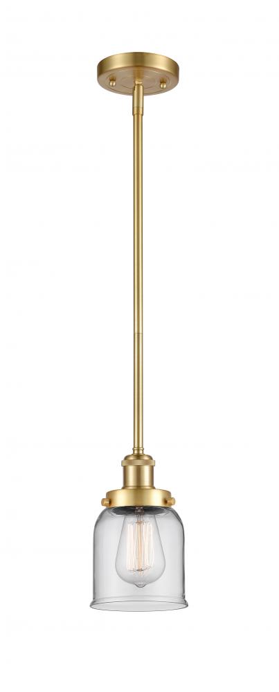 Bell - 1 Light - 5 inch - Satin Gold - Mini Pendant