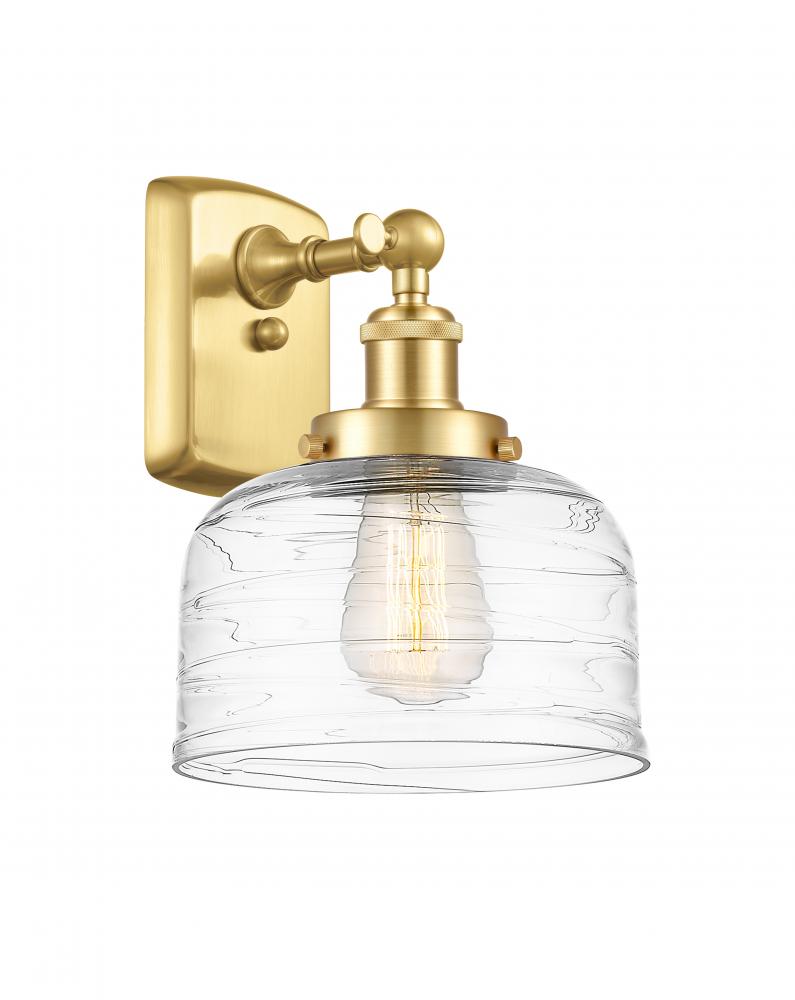 Bell - 1 Light - 8 inch - Satin Gold - Sconce