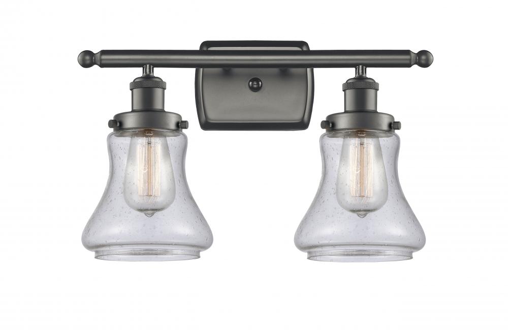 Bellmont - 2 Light - 16 inch - Oil Rubbed Bronze - Bath Vanity Light