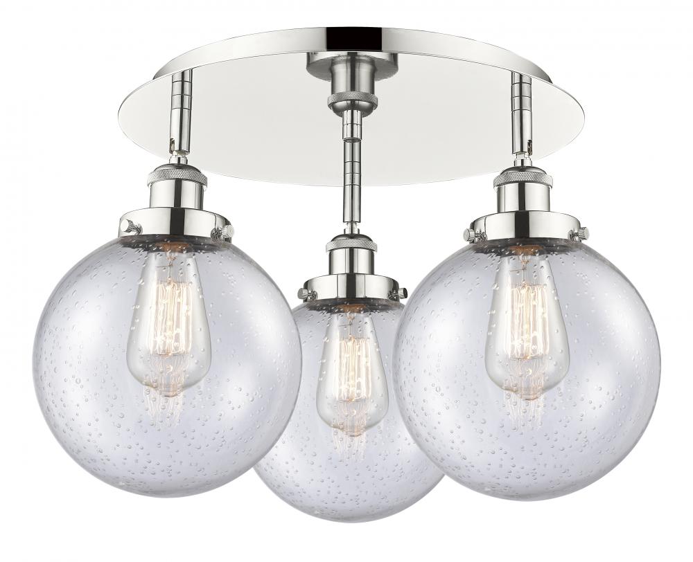 Beacon - 3 Light - 20 inch - Polished Nickel - Semi-Flush Mount