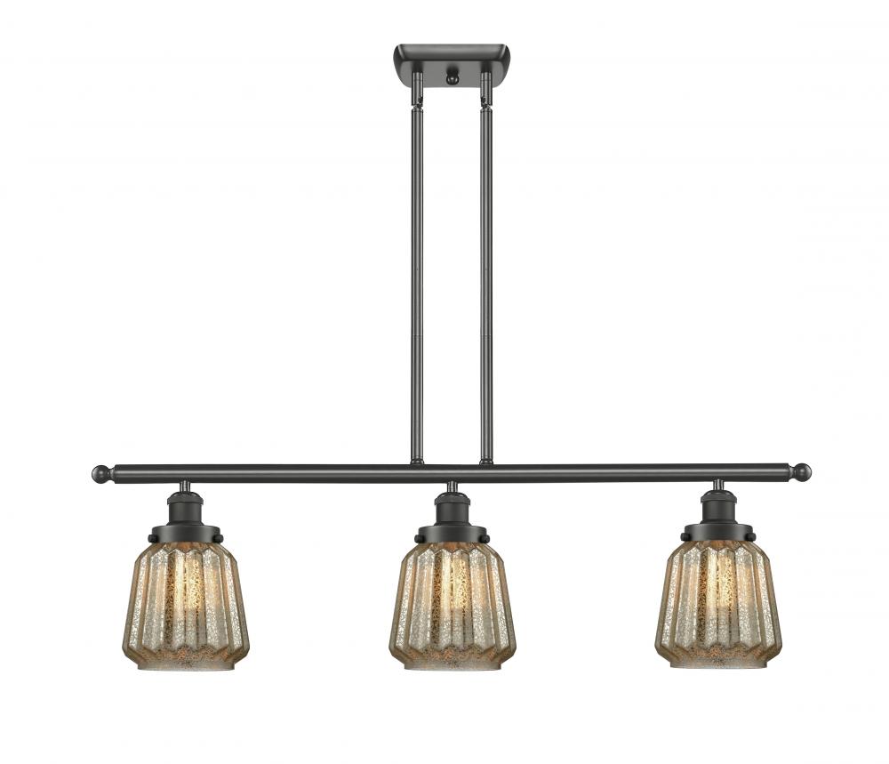 Chatham - 3 Light - 36 inch - Oil Rubbed Bronze - Stem Hung - Island Light