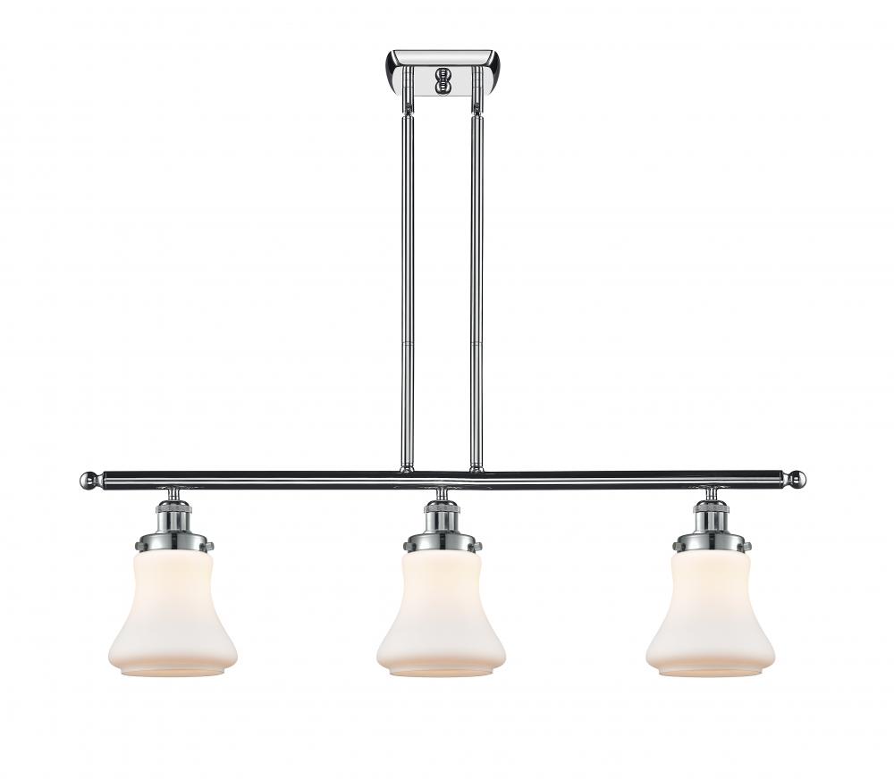 Bellmont - 3 Light - 36 inch - Polished Chrome - Stem Hung - Island Light