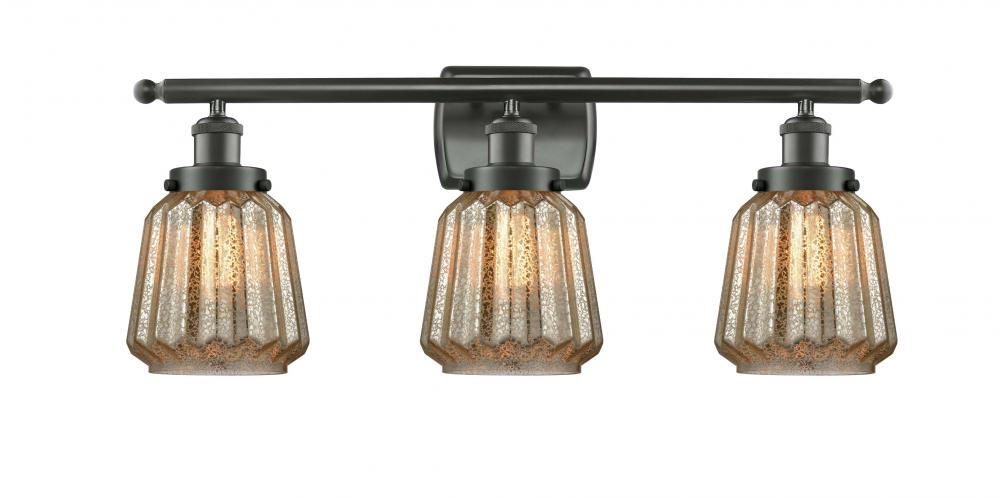 Chatham - 3 Light - 26 inch - Oil Rubbed Bronze - Bath Vanity Light