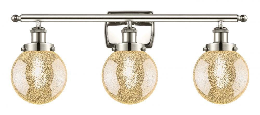 Beacon - 3 Light - 26 inch - Polished Nickel - Bath Vanity Light