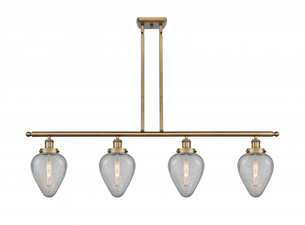 Geneseo - 4 Light - 48 inch - Brushed Brass - Stem Hung - Island Light