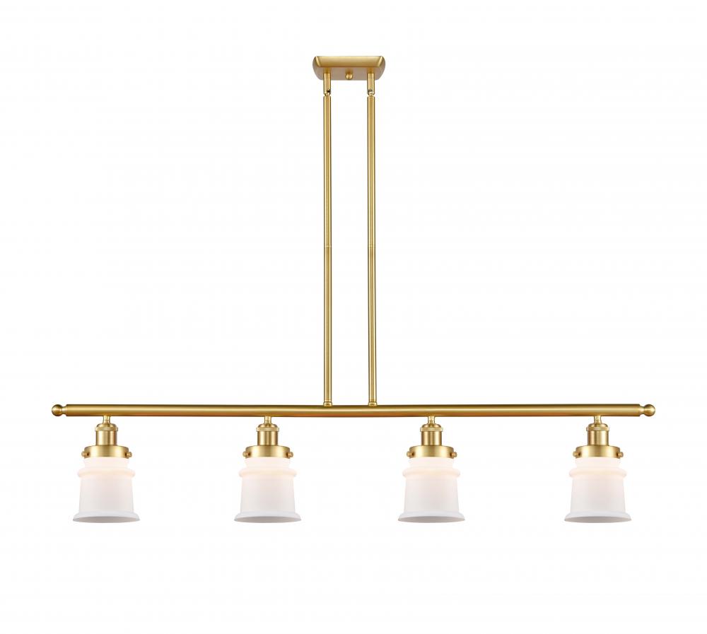 Canton - 4 Light - 48 inch - Satin Gold - Stem Hung - Island Light