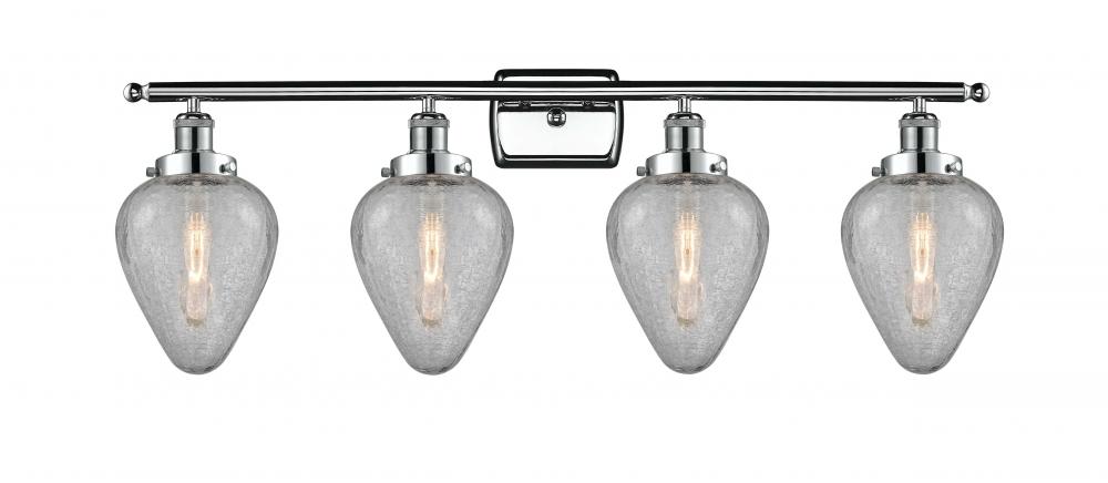 Geneseo - 4 Light - 36 inch - Polished Chrome - Bath Vanity Light