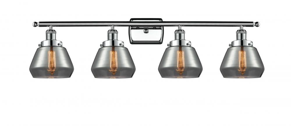 Fulton - 4 Light - 36 inch - Polished Chrome - Bath Vanity Light