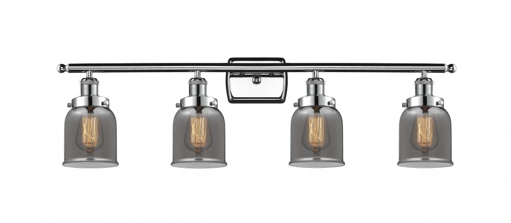 Bell - 4 Light - 36 inch - Polished Chrome - Bath Vanity Light