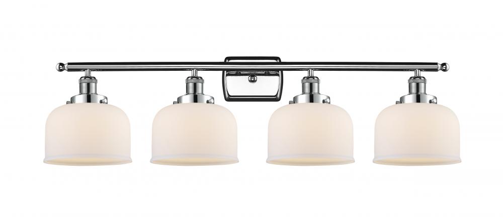 Bell - 4 Light - 38 inch - Polished Chrome - Bath Vanity Light