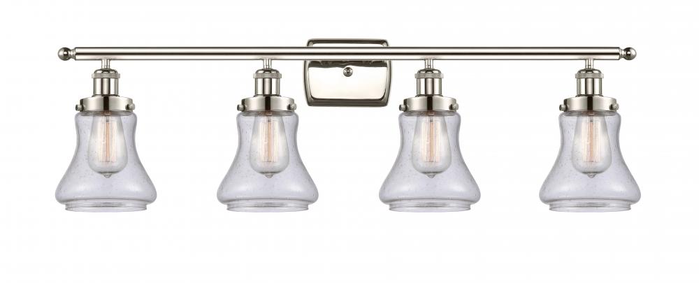 Bellmont - 4 Light - 36 inch - Polished Nickel - Bath Vanity Light