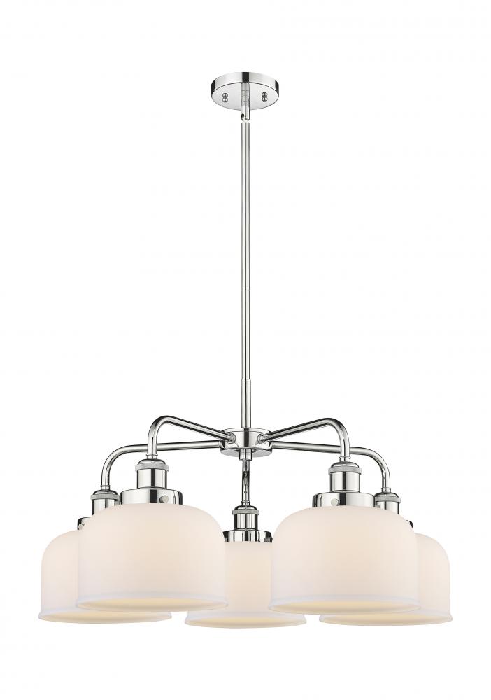 Cone - 5 Light - 26 inch - Polished Chrome - Chandelier