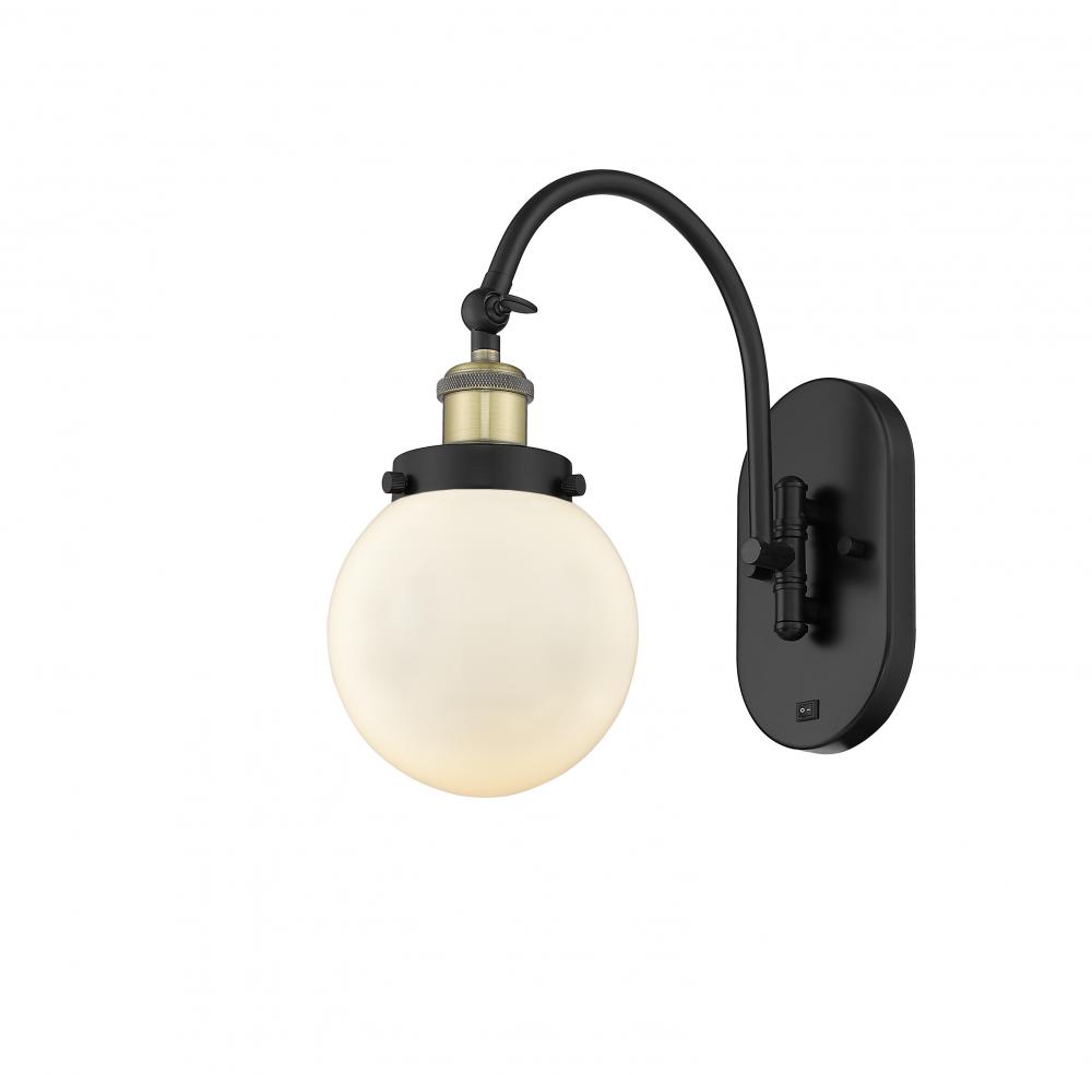 Beacon - 1 Light - 6 inch - Black Antique Brass - Adjustable Swing Arm