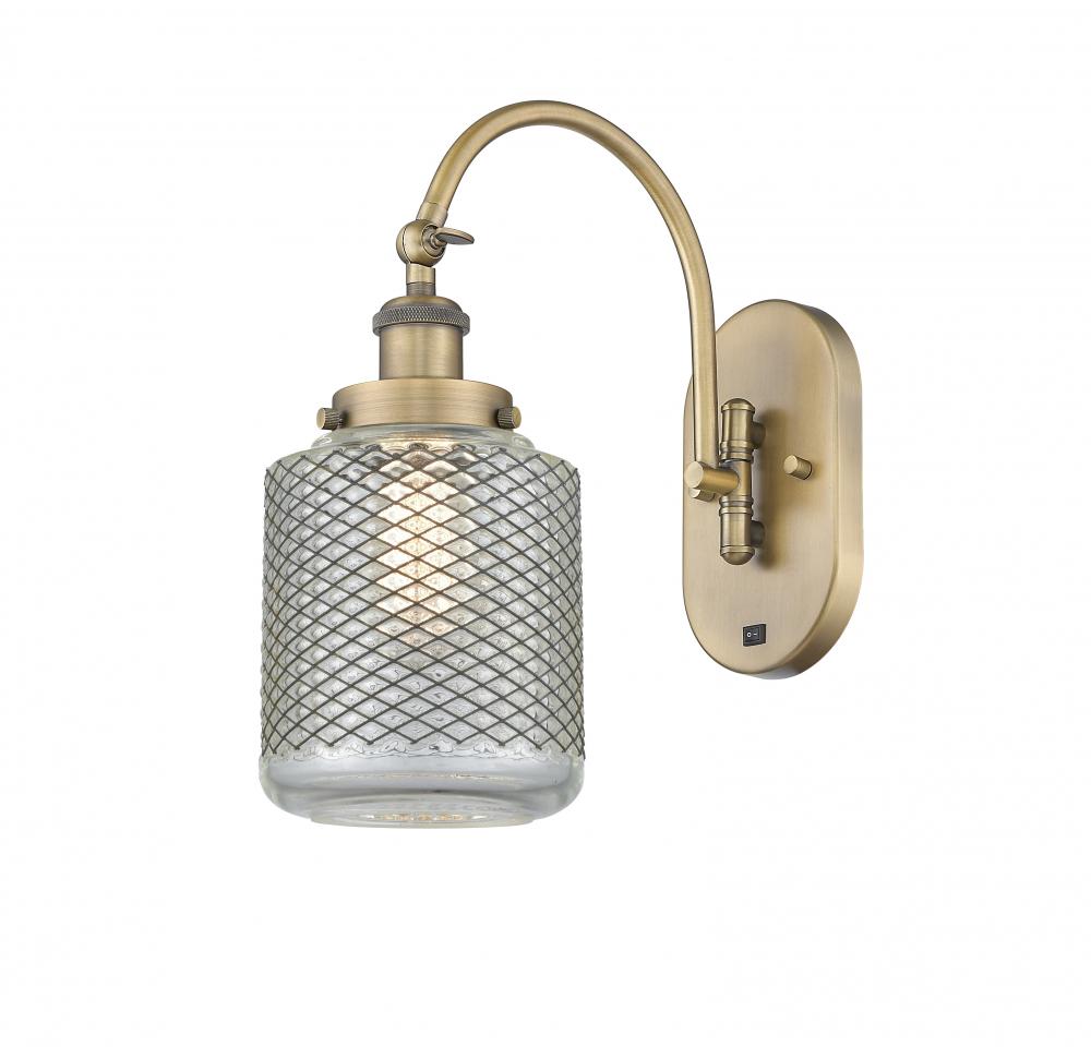 Stanton - 1 Light - 6 inch - Brushed Brass - Adjustable Swing Arm