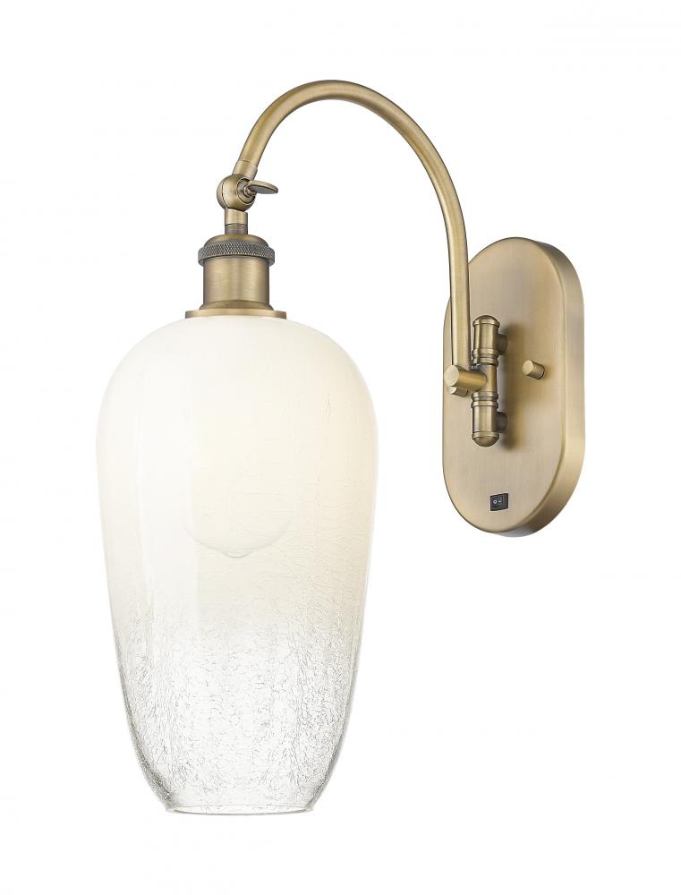 Brookhaven Flute - 1 Light - 7 inch - Brushed Brass - Sconce