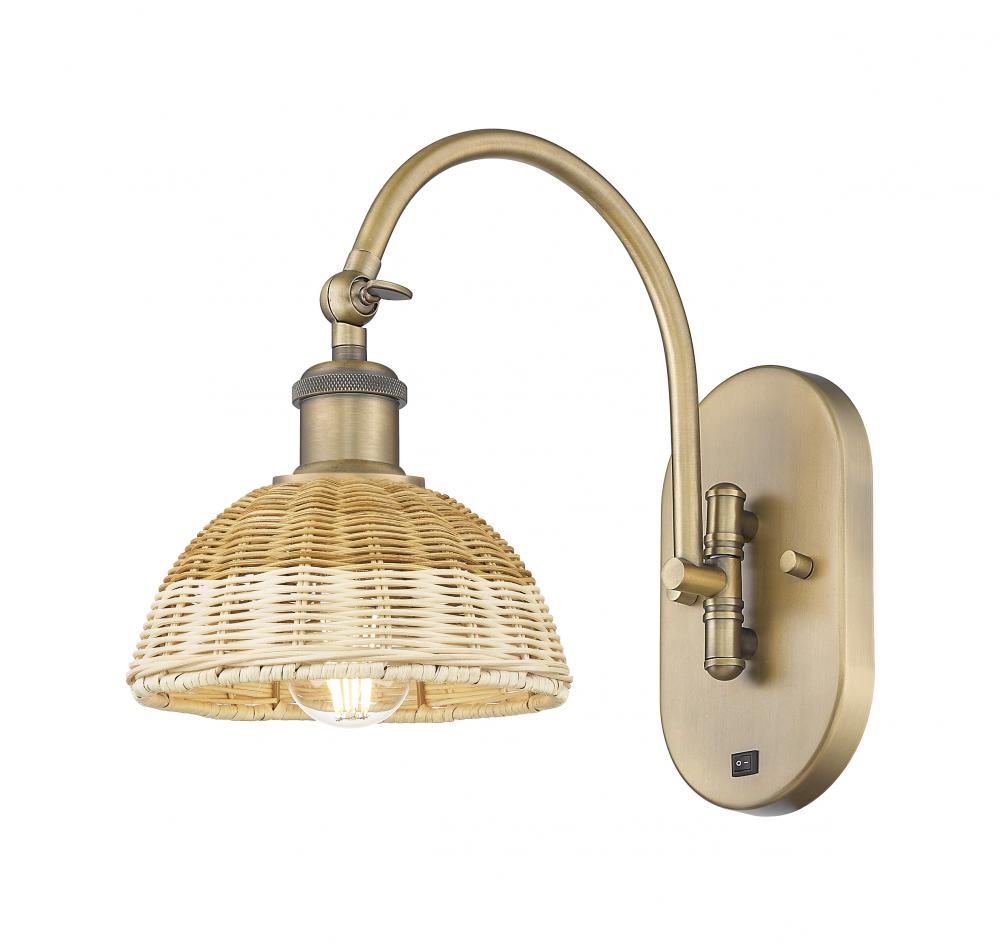 Bristol Natural II - 1 Light - 8 inch - Brushed Brass - Sconce