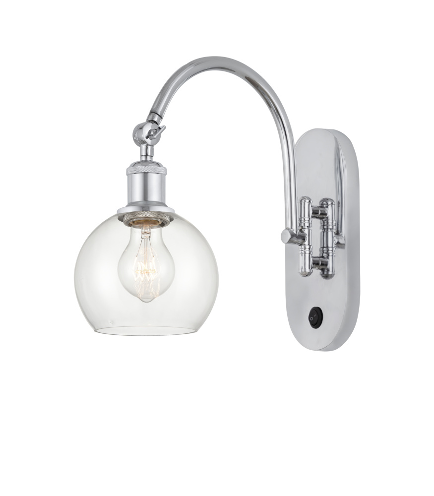 Athens - 1 Light - 6 inch - Polished Chrome - Sconce