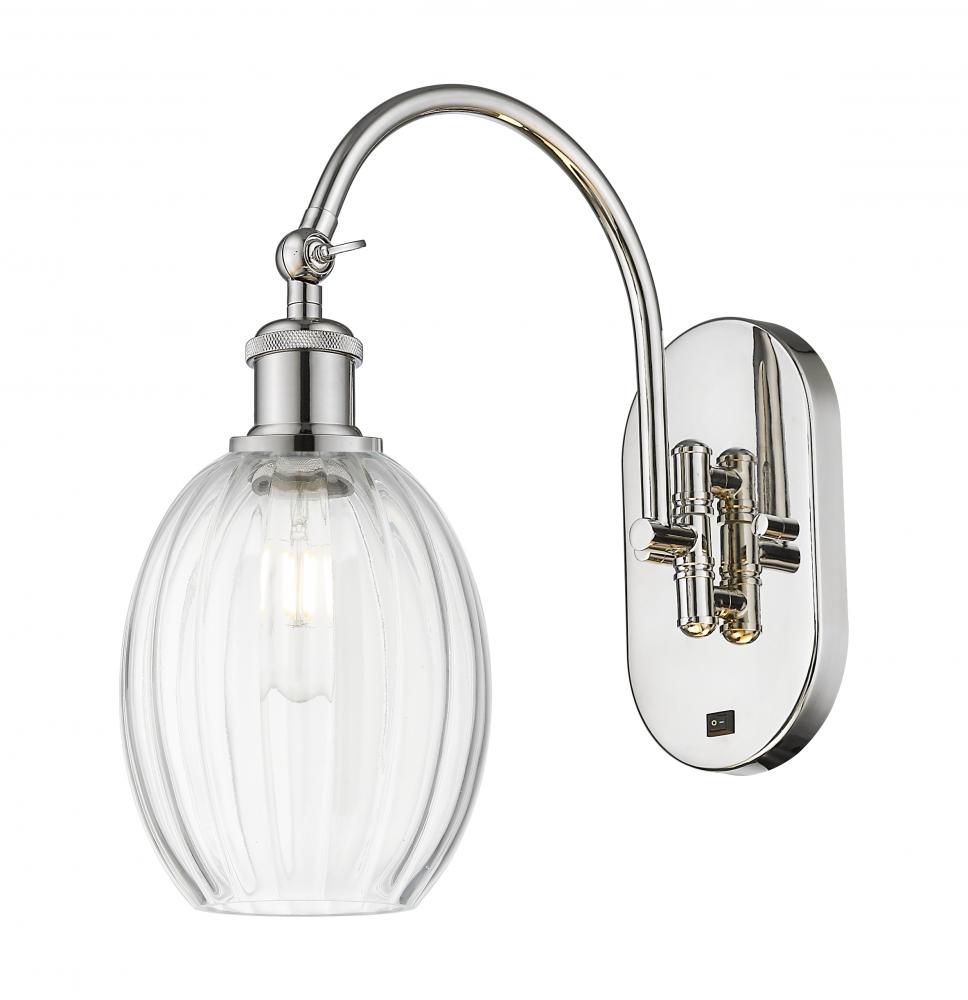 Preston Bulb - 1 Light - 6 inch - Polished Nickel - Sconce