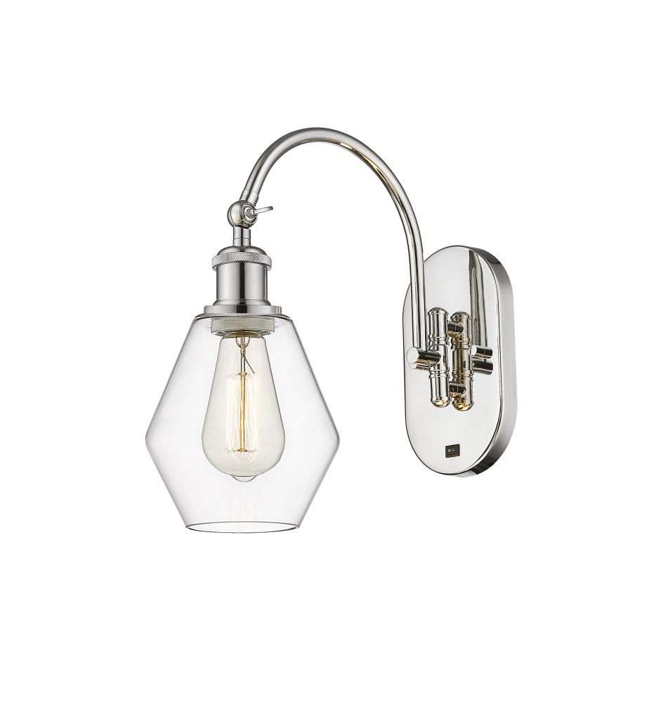 Cindyrella - 1 Light - 6 inch - Polished Nickel - Adjustable - Sconce