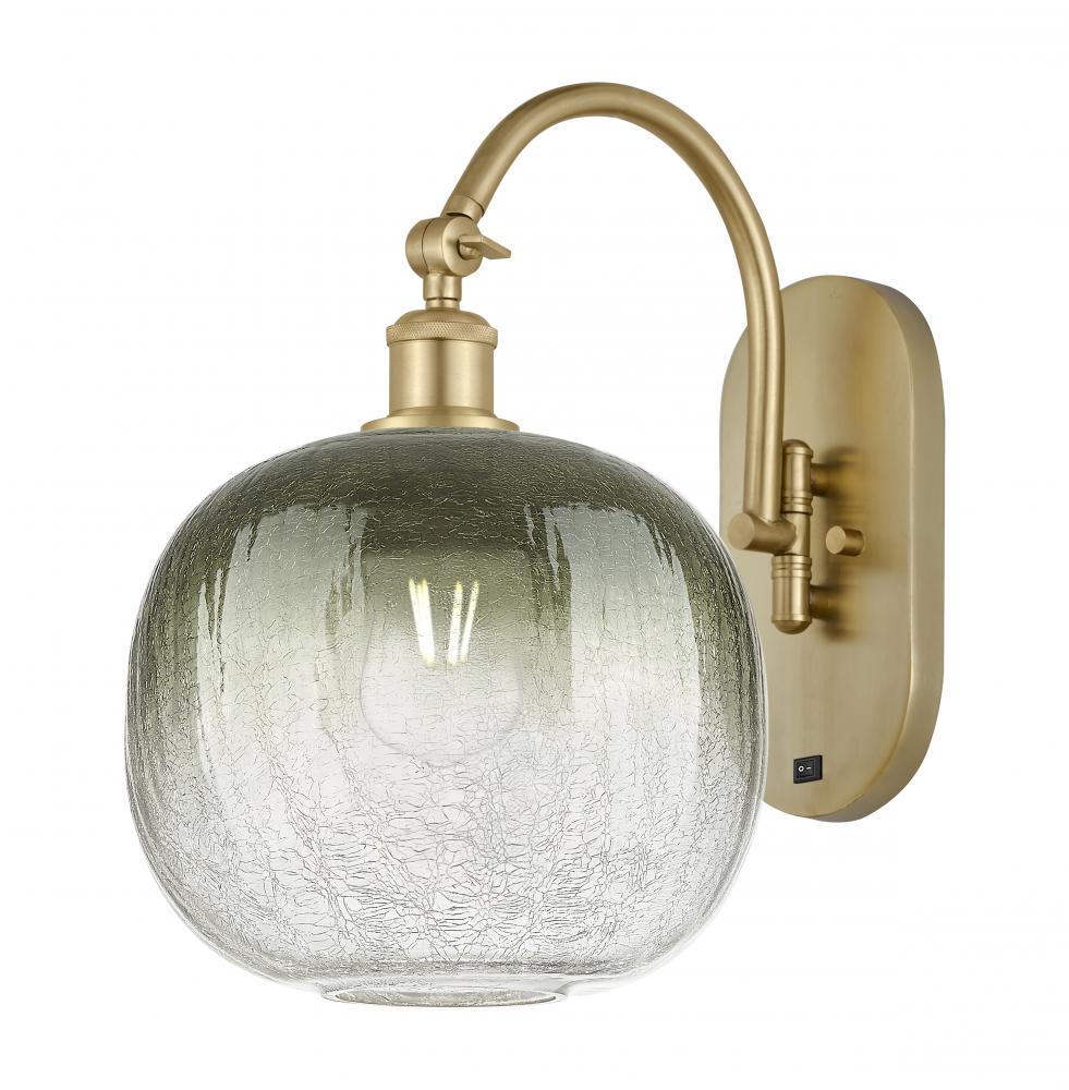 Brookhaven Sphere - 1 Light - 11 inch - Satin Gold - Sconce