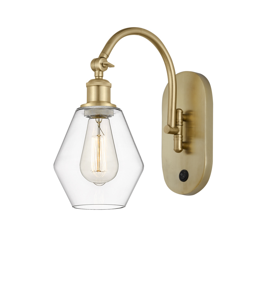 Cindyrella - 1 Light - 6 inch - Satin Gold - Adjustable - Sconce