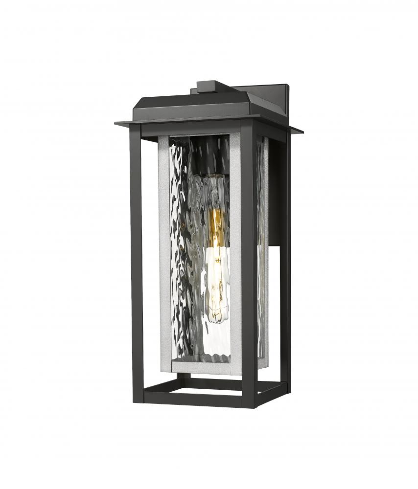 Mansfield - 1 Light - 8 inch - Black - Coastal Outdoor Sconce