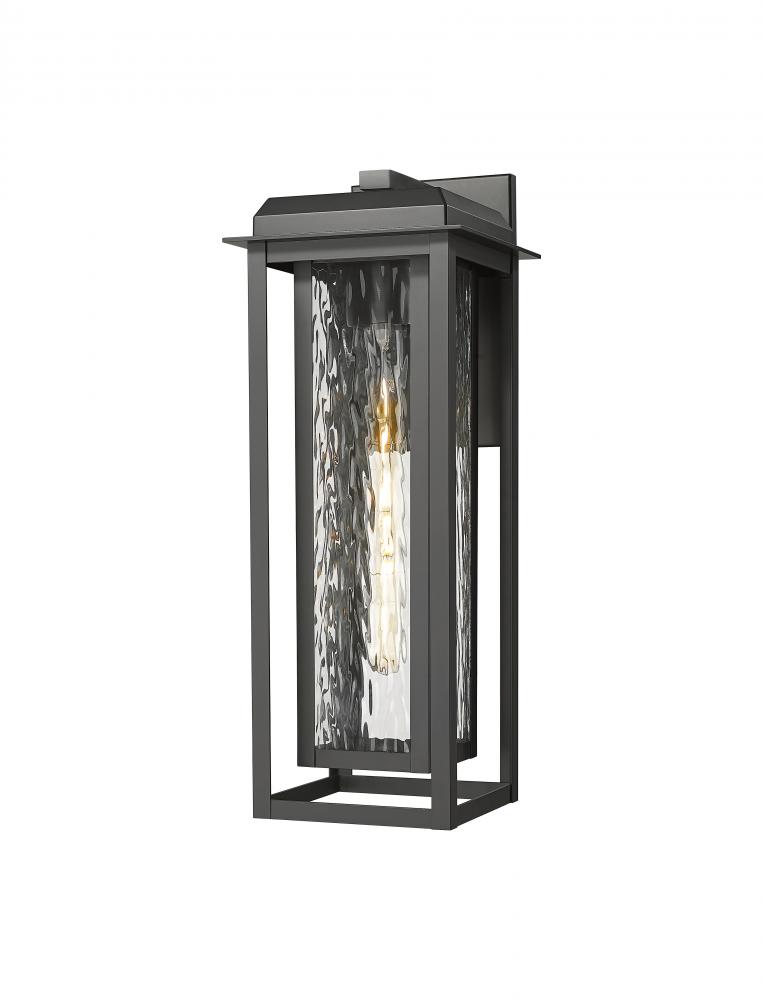 Mansfield - 1 Light - 8 inch - Matte Black - Coastal Outdoor Sconce