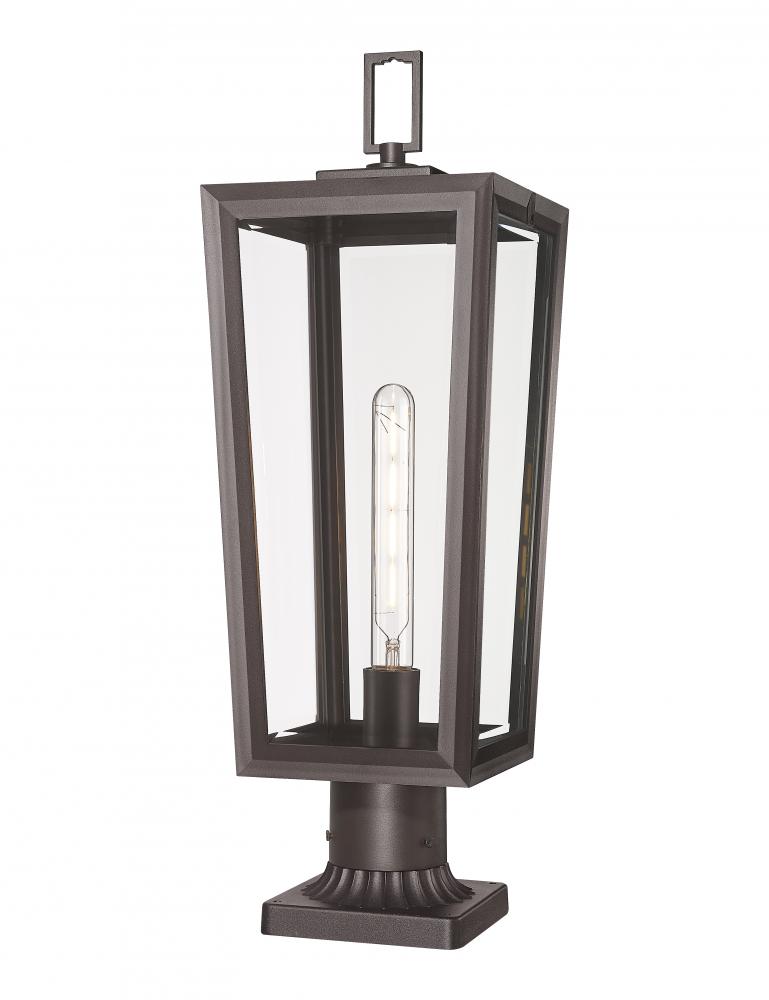 Madison - 1 Light - 8 inch - Bronze - Chain Hung - Coastal Outdoor Post Lantern