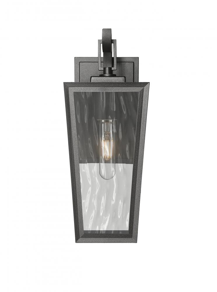 Madison - 1 Light - 7 inch - Matte Black - Coastal Outdoor Sconce