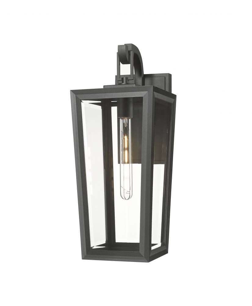 Madison - 1 Light - 10 inch - Matte Black - Coastal Outdoor Sconce