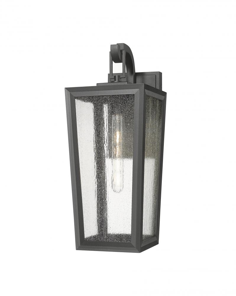 Madison - 1 Light - 10 inch - Matte Black - Coastal Outdoor Sconce