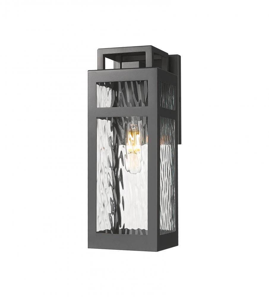Ridgeway - 1 Light - 5 inch - Matte Black - Coastal Outdoor Sconce