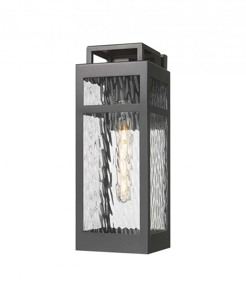 Ridgeway - 1 Light - 6 inch - Matte Black - Coastal Outdoor Sconce
