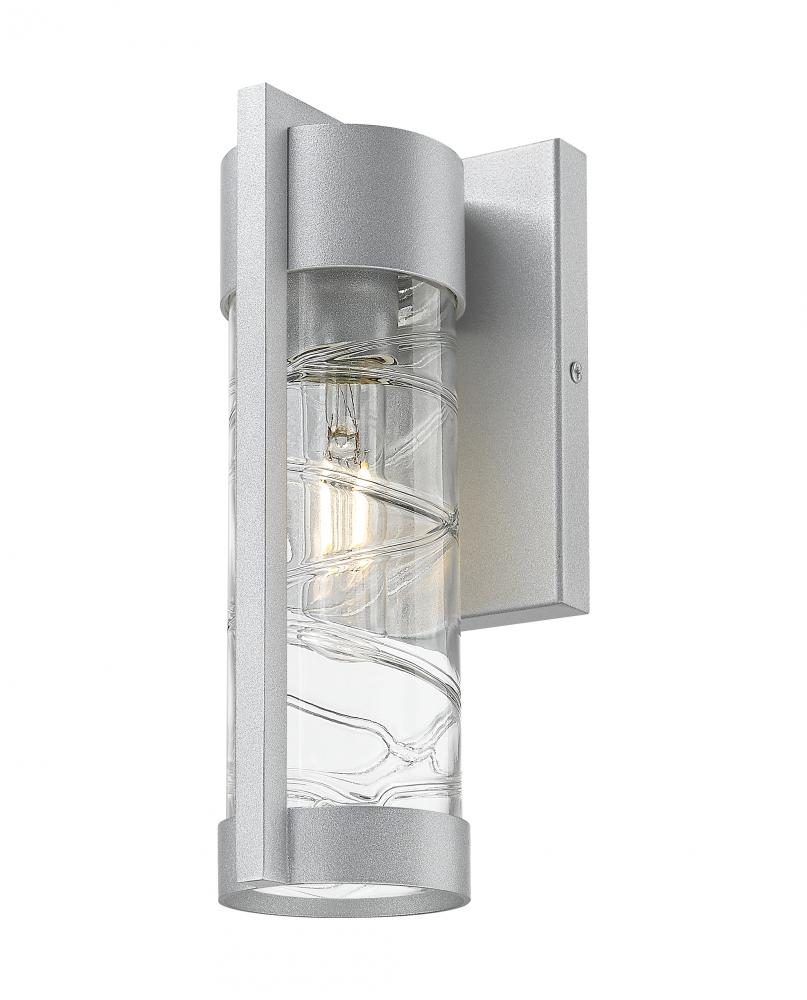 Stratford - 1 Light - 10 inch - Silver - Coastal Outdoor Sconce