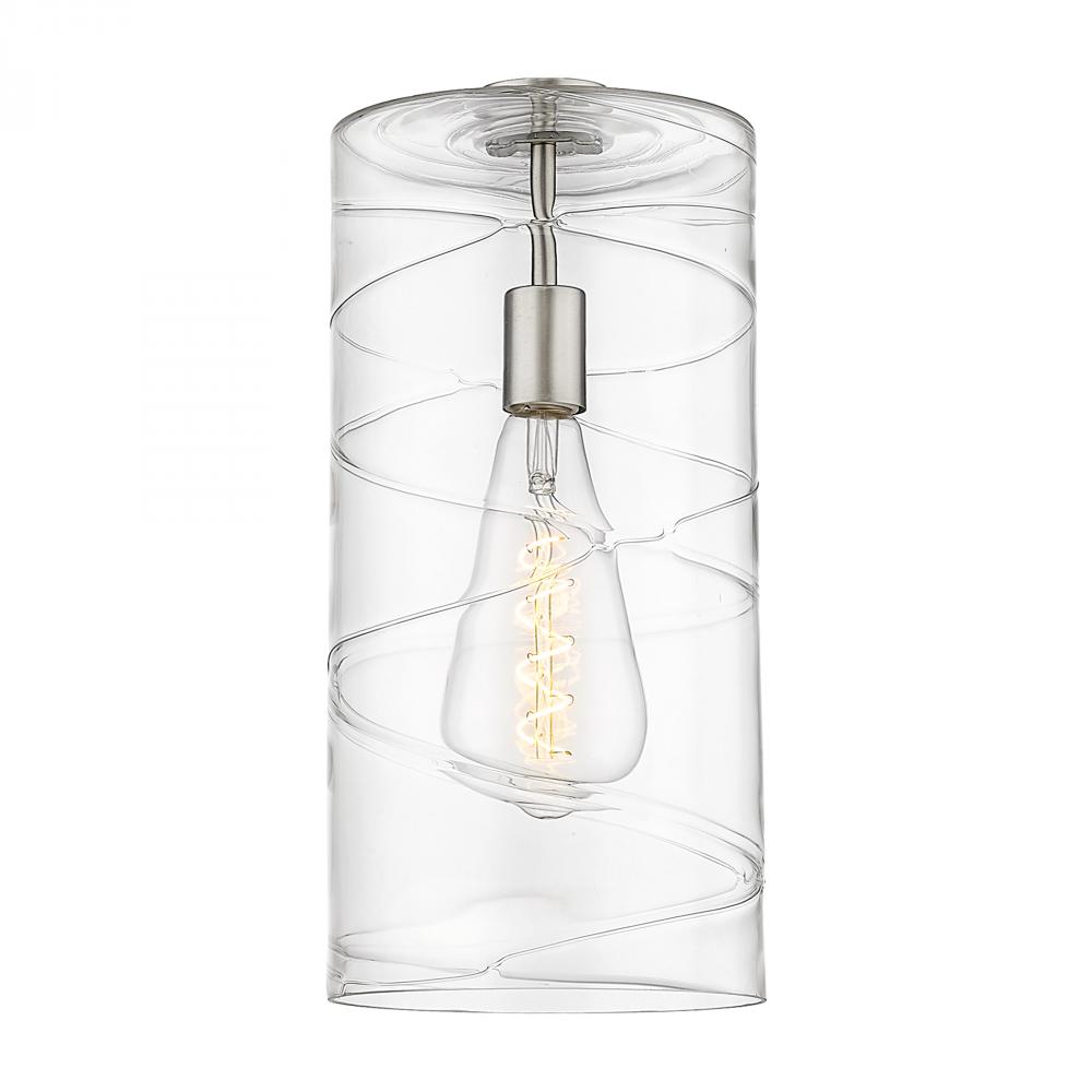 Wexford - 1 Light - 8 inch - Brushed Brass - Cord hung - Mini Pendant