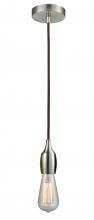 Innovations Lighting 100SN-10BR-3SN - Chelsea - 1 Light - 2 inch - Satin Nickel - Cord hung - Mini Pendant