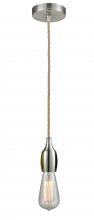 Innovations Lighting 100SN-10RE-3SN - Chelsea - 1 Light - 2 inch - Satin Nickel - Cord hung - Mini Pendant