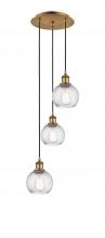 Innovations Lighting 113B-3P-BB-G1214-6 - Athens Twisted Swirl 3 Light 16 inch Multi-Pendant