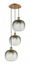 Innovations Lighting 113B-3P-BB-G481-10SL - Brookhaven Sphere - 3 Light - 17 inch - Brushed Brass - Cord Hung - Multi Pendant