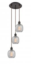 Innovations Lighting 113B-3P-OB-G105 - Belfast - 3 Light - 13 inch - Oil Rubbed Bronze - Cord Hung - Multi Pendant