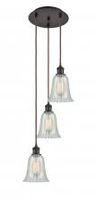Innovations Lighting 113B-3P-OB-G2811 - Hanover - 3 Light - 13 inch - Oil Rubbed Bronze - Cord Hung - Multi Pendant