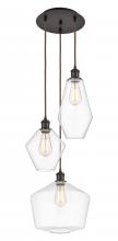 Innovations Lighting 113B-3P-OB-G652-MU - Cindyrella - 3 Light - 17 inch - Oil Rubbed Bronze - Cord hung - Multi Pendant