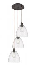 Innovations Lighting 113B-3P-OB-GBD-94 - Bristol - 3 Light - 16 inch - Oil Rubbed Bronze - Cord Hung - Multi Pendant
