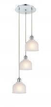 Innovations Lighting 113B-3P-PC-G411 - Dayton - 3 Light - 12 inch - Polished Chrome - Cord Hung - Multi Pendant