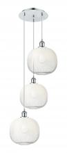 Innovations Lighting 113B-3P-PC-G481-10OP - Brookhaven Sphere - 3 Light - 17 inch - Polished Chrome - Cord Hung - Multi Pendant