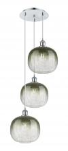 Innovations Lighting 113B-3P-PC-G481-10SL - Brookhaven Sphere - 3 Light - 17 inch - Polished Chrome - Cord Hung - Multi Pendant