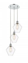 Innovations Lighting 113B-3P-PC-G652-8 - Cindyrella - 3 Light - 15 inch - Polished Chrome - Cord Hung - Multi Pendant