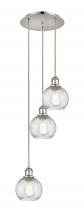 Innovations Lighting 113B-3P-PN-G1214-6 - Athens Twisted Swirl 3 Light 16 inch Multi-Pendant