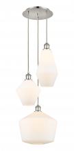 Innovations Lighting 113B-3P-PN-G651-MU - Cindyrella - 3 Light - 17 inch - Polished Nickel - Cord hung - Multi Pendant