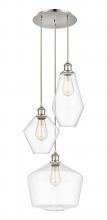 Innovations Lighting 113B-3P-PN-G652-MU - Cindyrella - 3 Light - 17 inch - Polished Nickel - Cord hung - Multi Pendant
